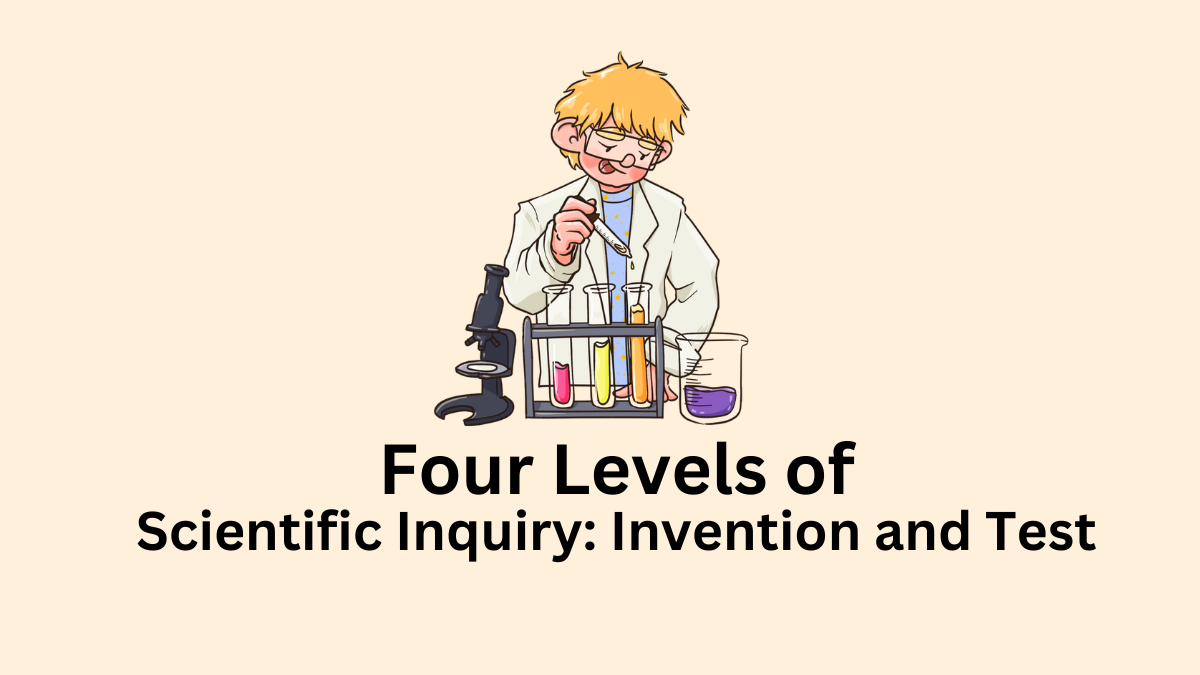 Scientific Inquiry: Invention and Test Four Levels