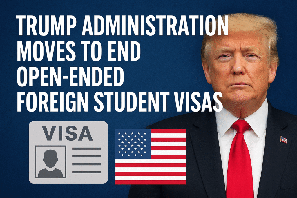 Trump Administration Proposes Rule to Limit Foreign Student Visa Duration