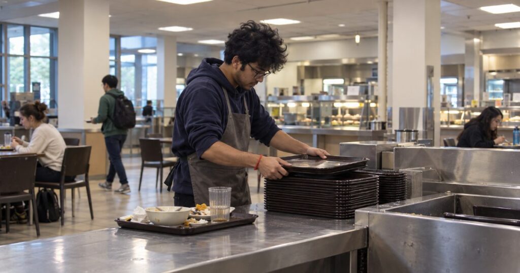 Part-time work rules for international students: working a campus shift