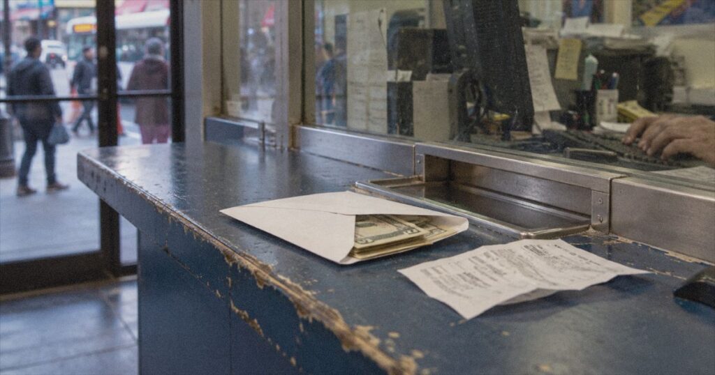 Remittance tax 2026: sending money home from a transfer counter in New York