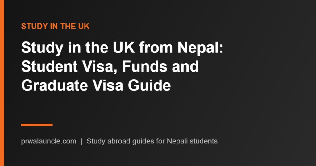 Study in the UK from Nepal: student visa guide
